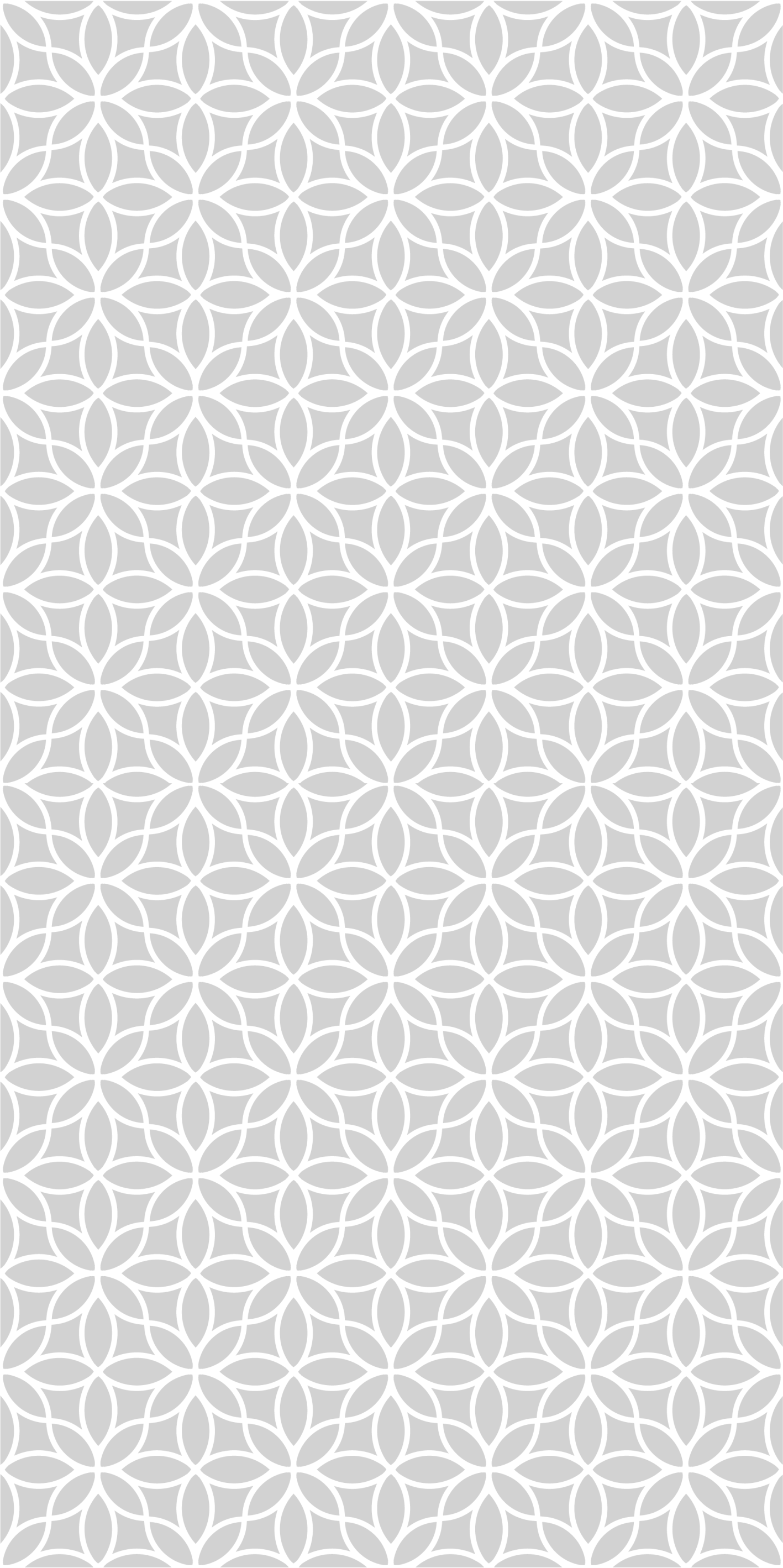 Living room rug in gray and white modern pattern - TenStickers