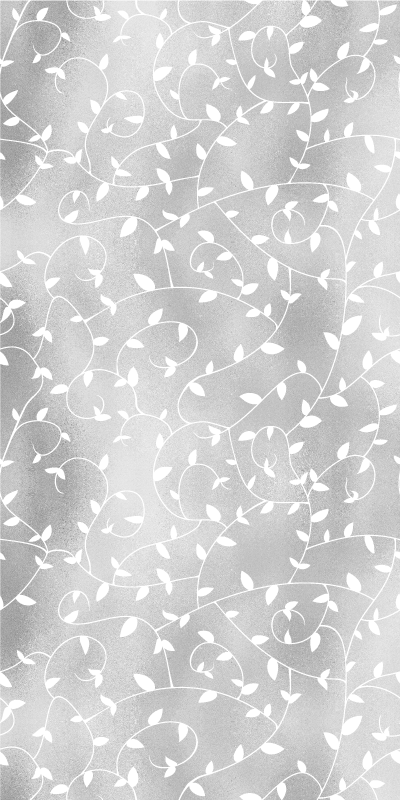 Hall rug with white and silver tree branches - TenStickers