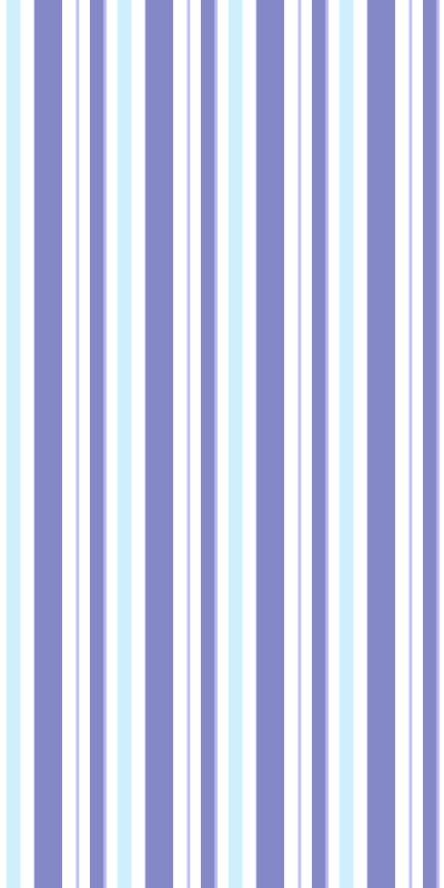 Hall rug with thin vertical blue stripes - TenStickers