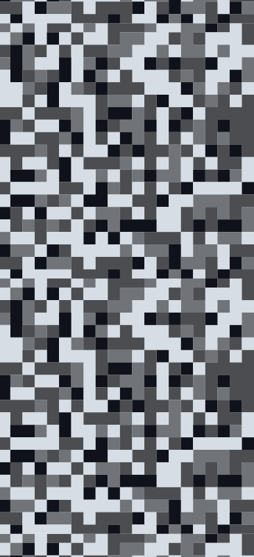 Hall rug in nordic grey shaded squares - TenStickers