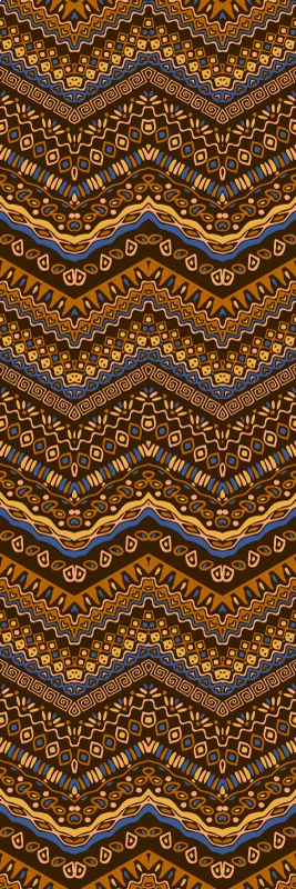 Hall rug tribal pattern in african style - TenStickers