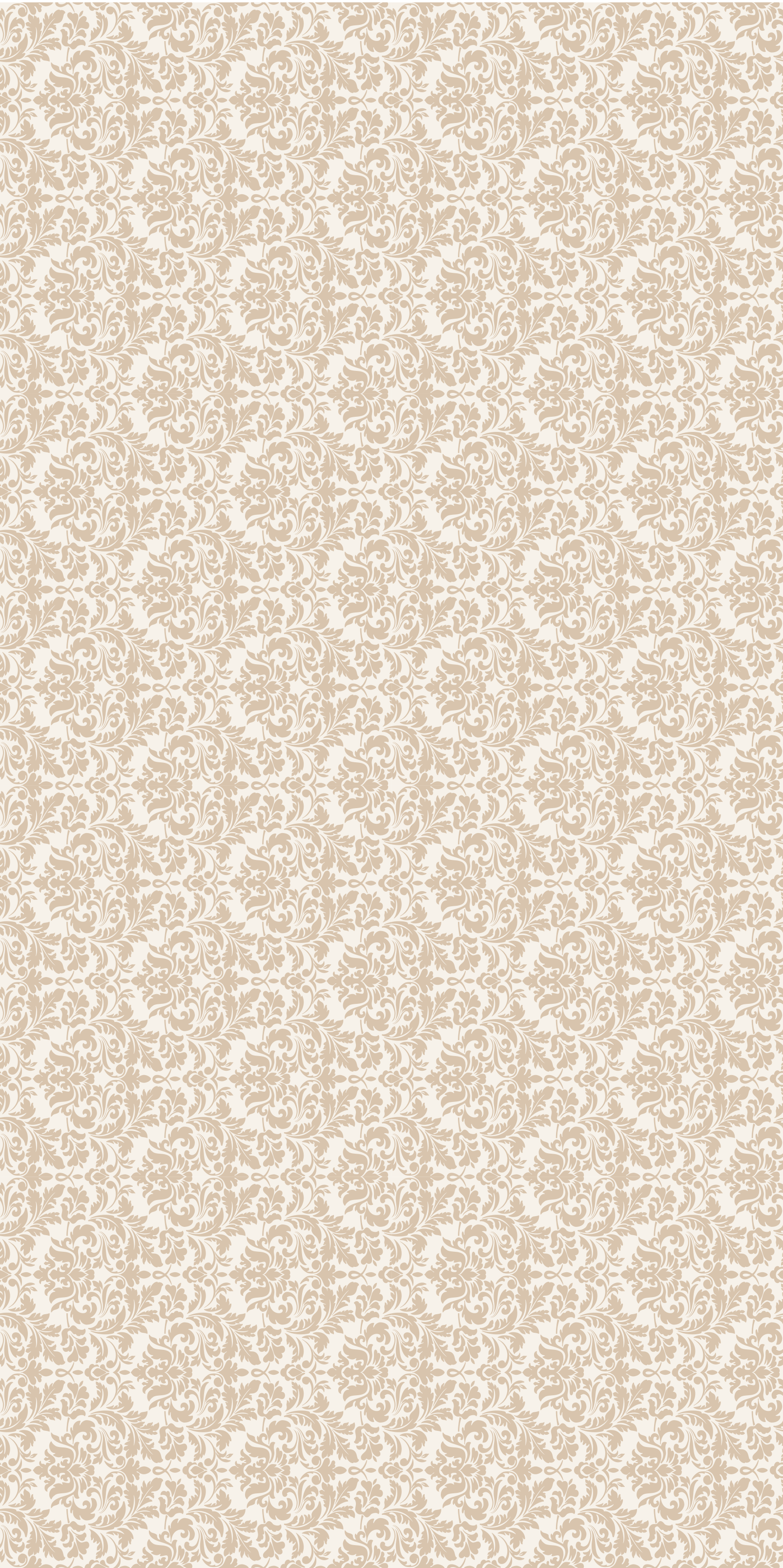 Beige rug with antique light beige pattern - TenStickers