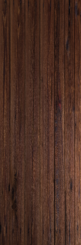 Brown rug in dark brown rustic wood style - TenStickers