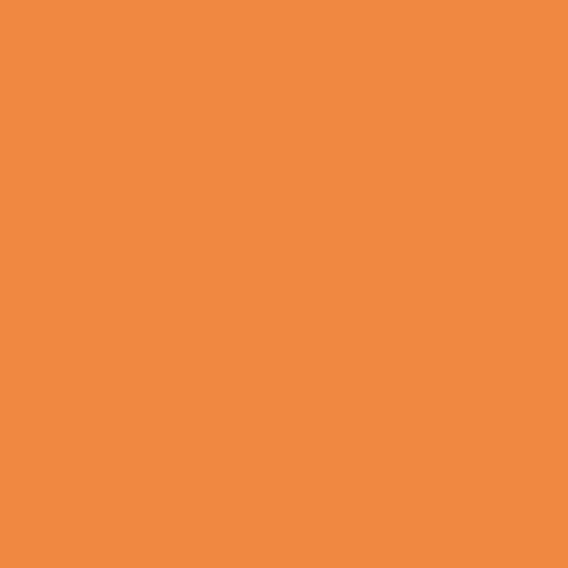 Orange rug in solid orange color - TenStickers
