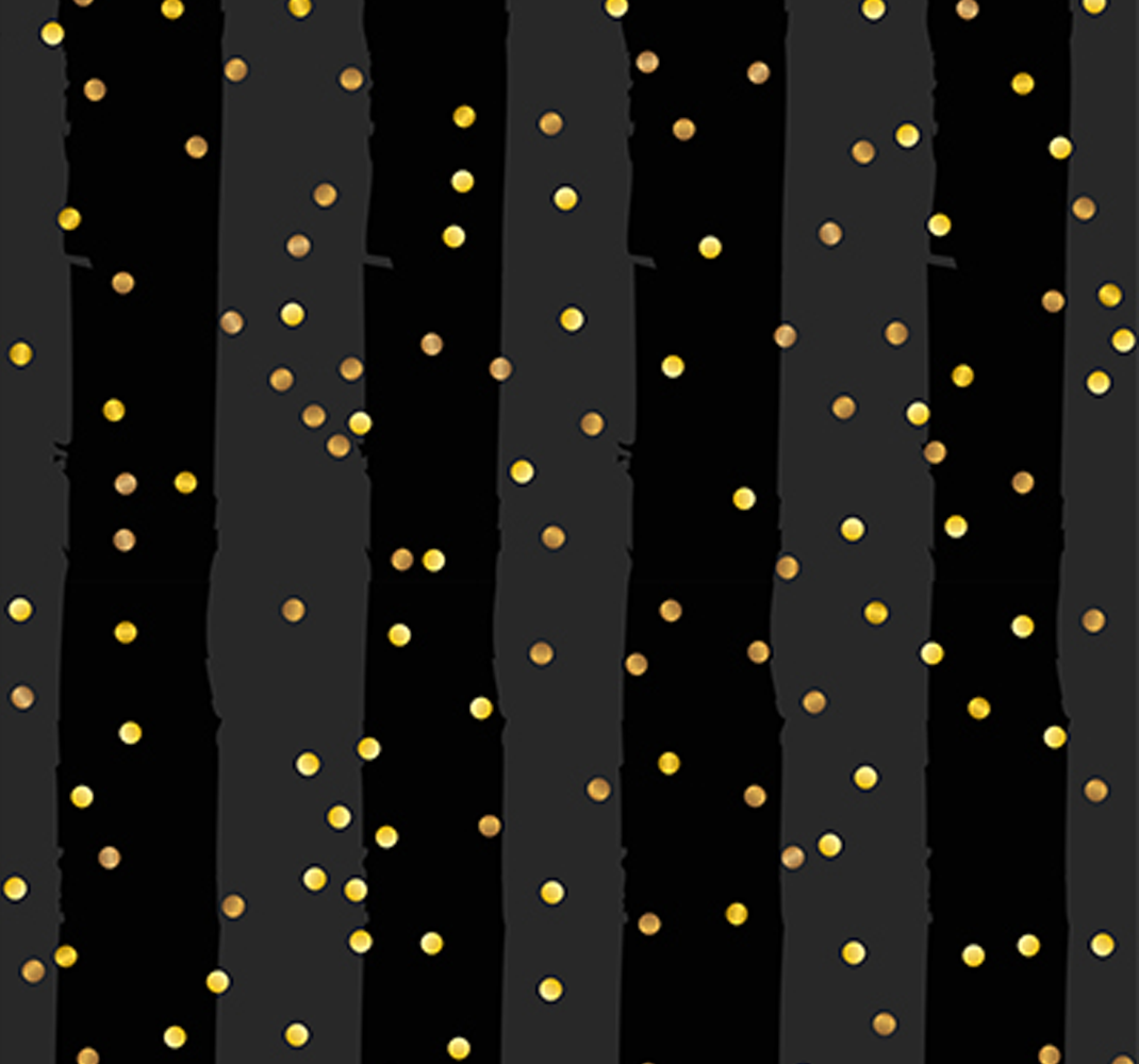 Black rug striped dot set - TenStickers