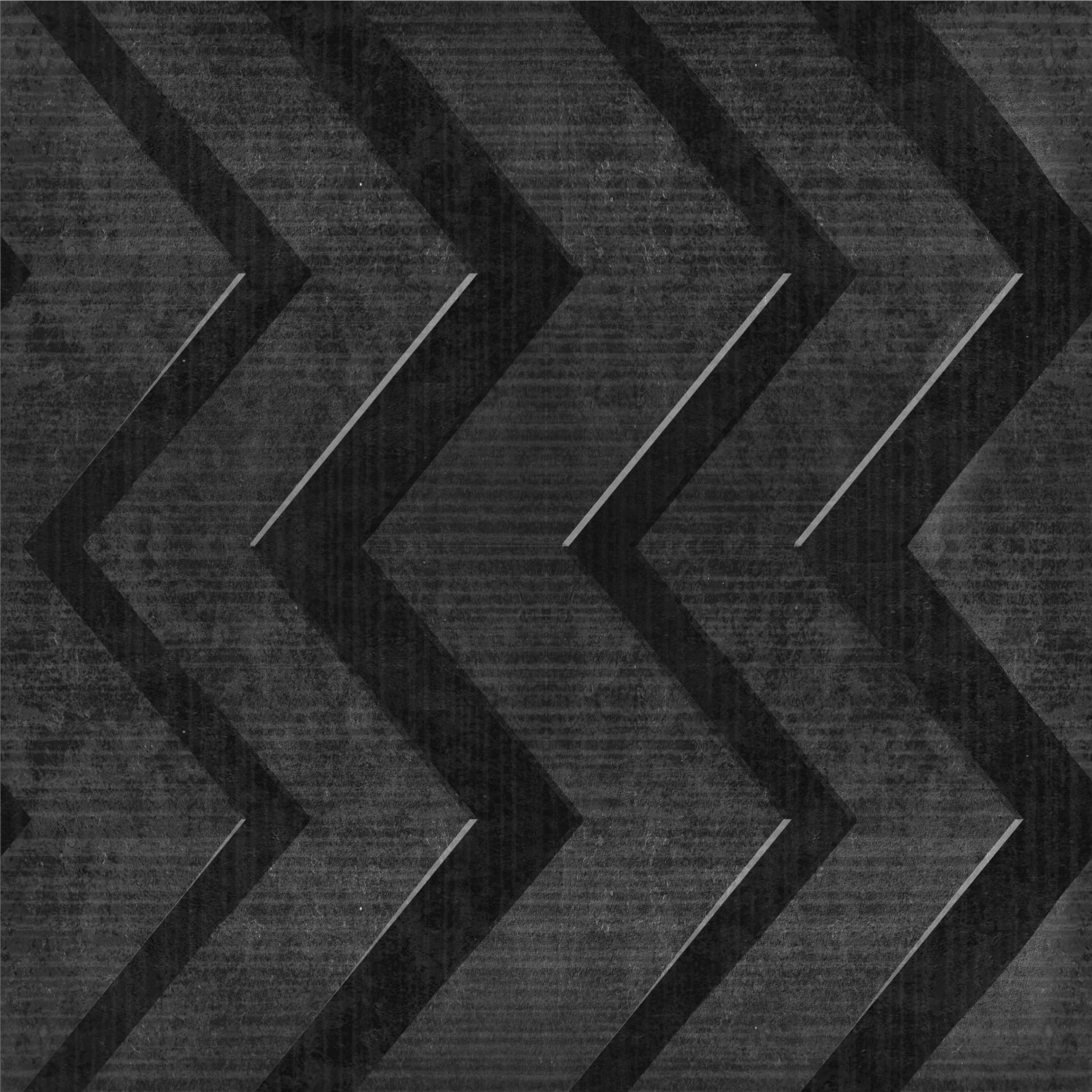 Black rug with black steel stripes - TenStickers