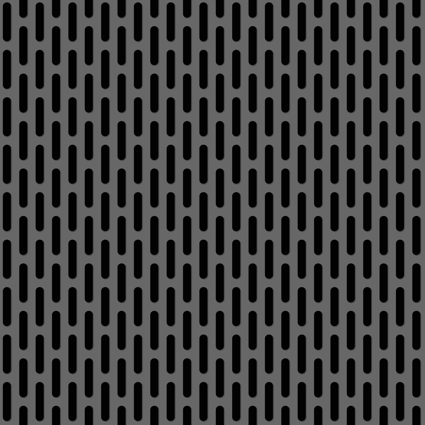 Black rug with black metal grid design - TenStickers