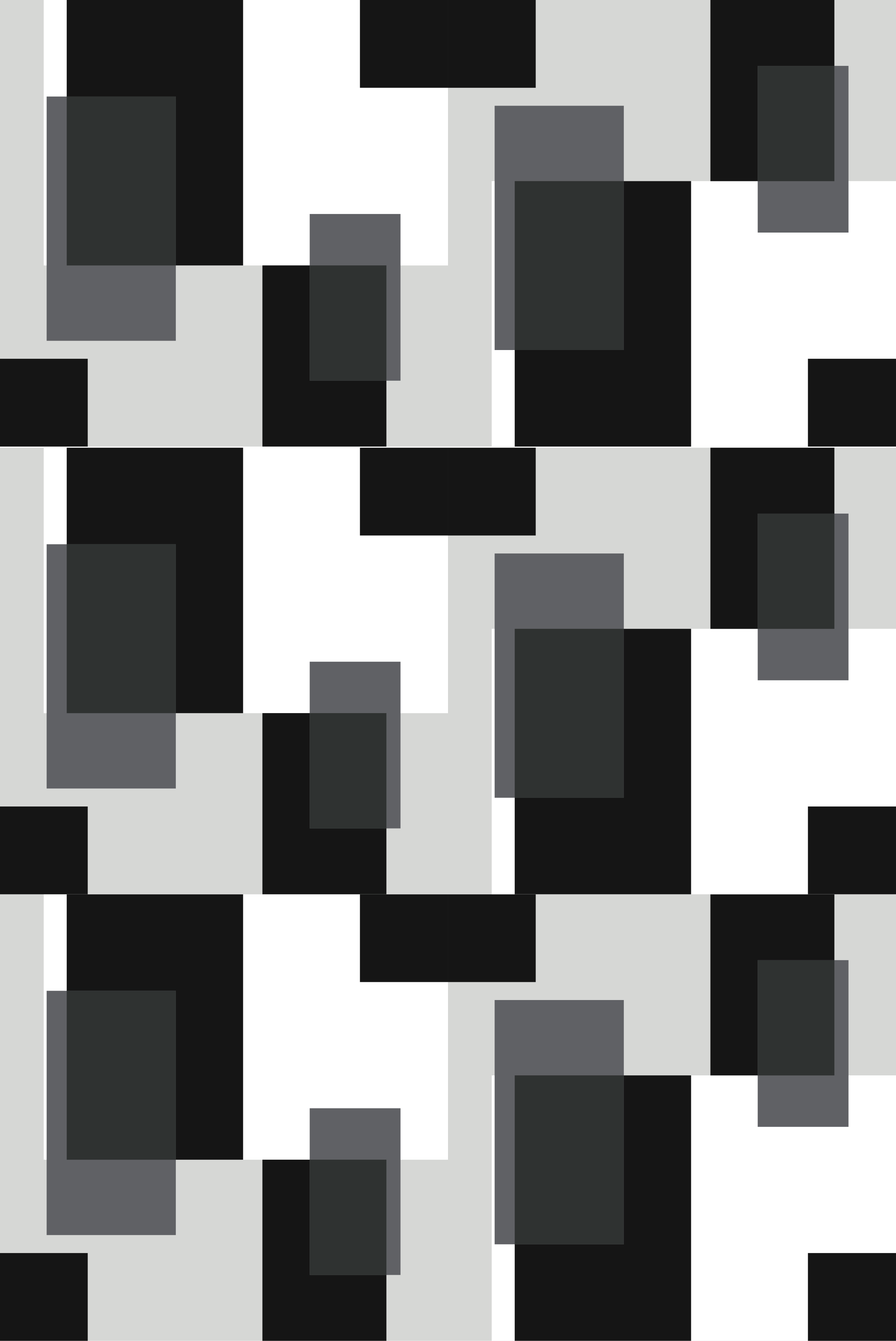 Black rug in black and white color blocks - TenStickers