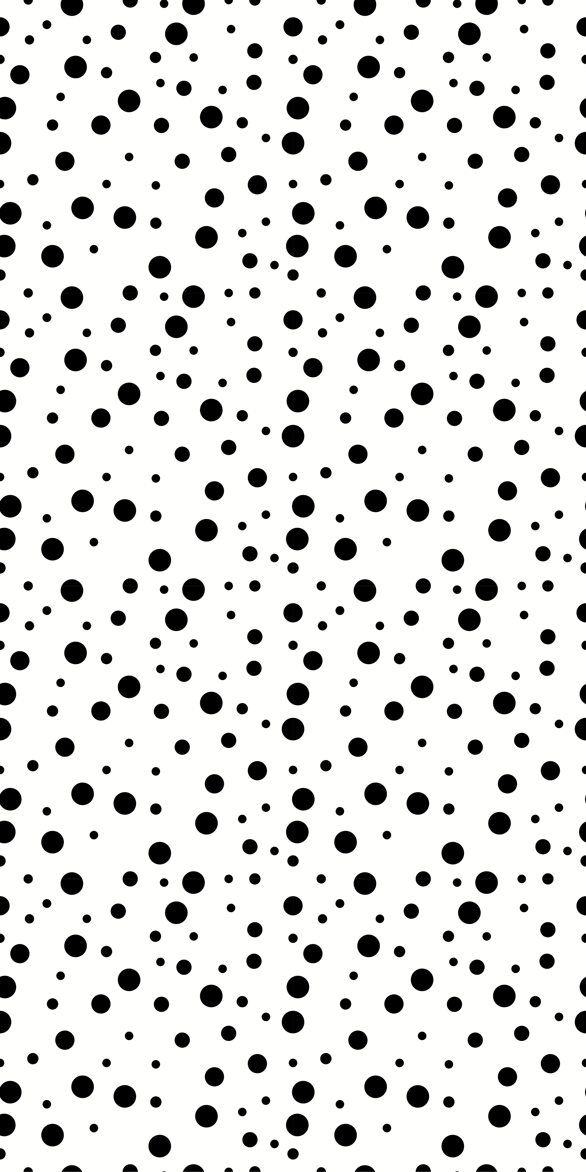 Black rug with white dots - TenStickers