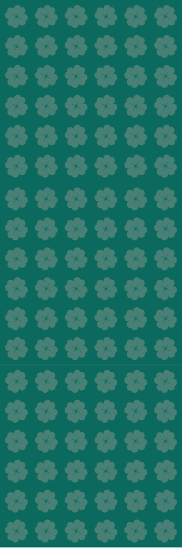 Green rug with st. patrick's day pattern - TenStickers