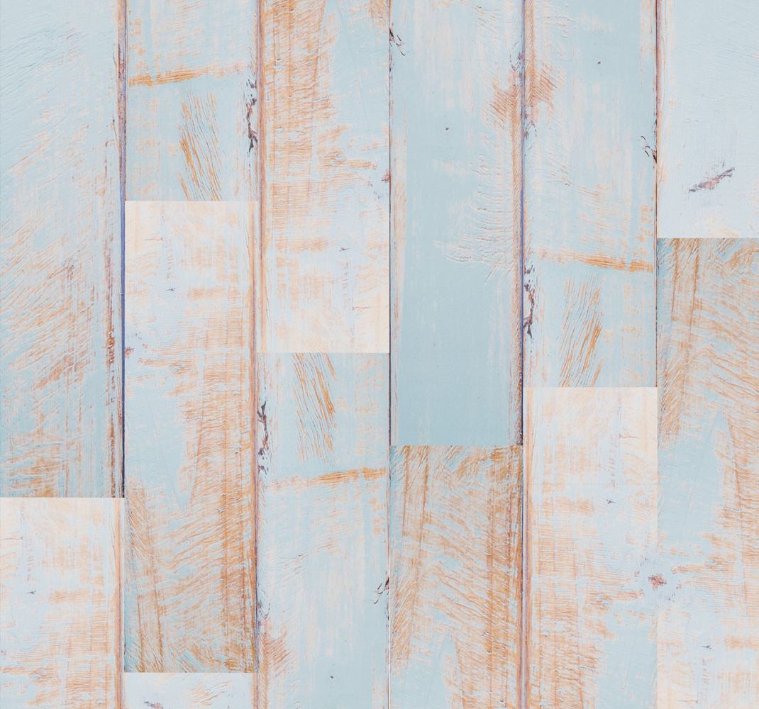 Outdoor rug distressed wooden planks design - TenStickers