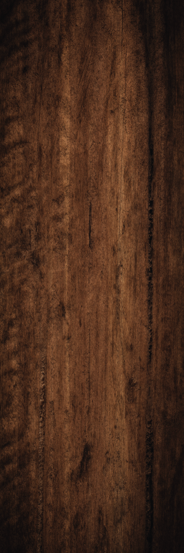 Outdoor rug in raw dark brown weathered wood - TenStickers