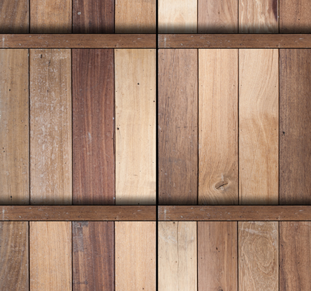 Outdoor rug in calming brown tones - TenStickers