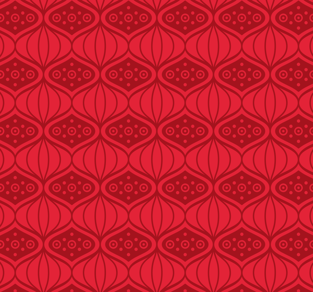 Red rug in traditional oriental style - TenStickers