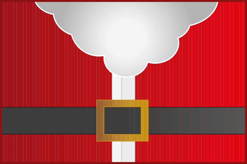 Red rug for christmas santa claus outfits - TenStickers
