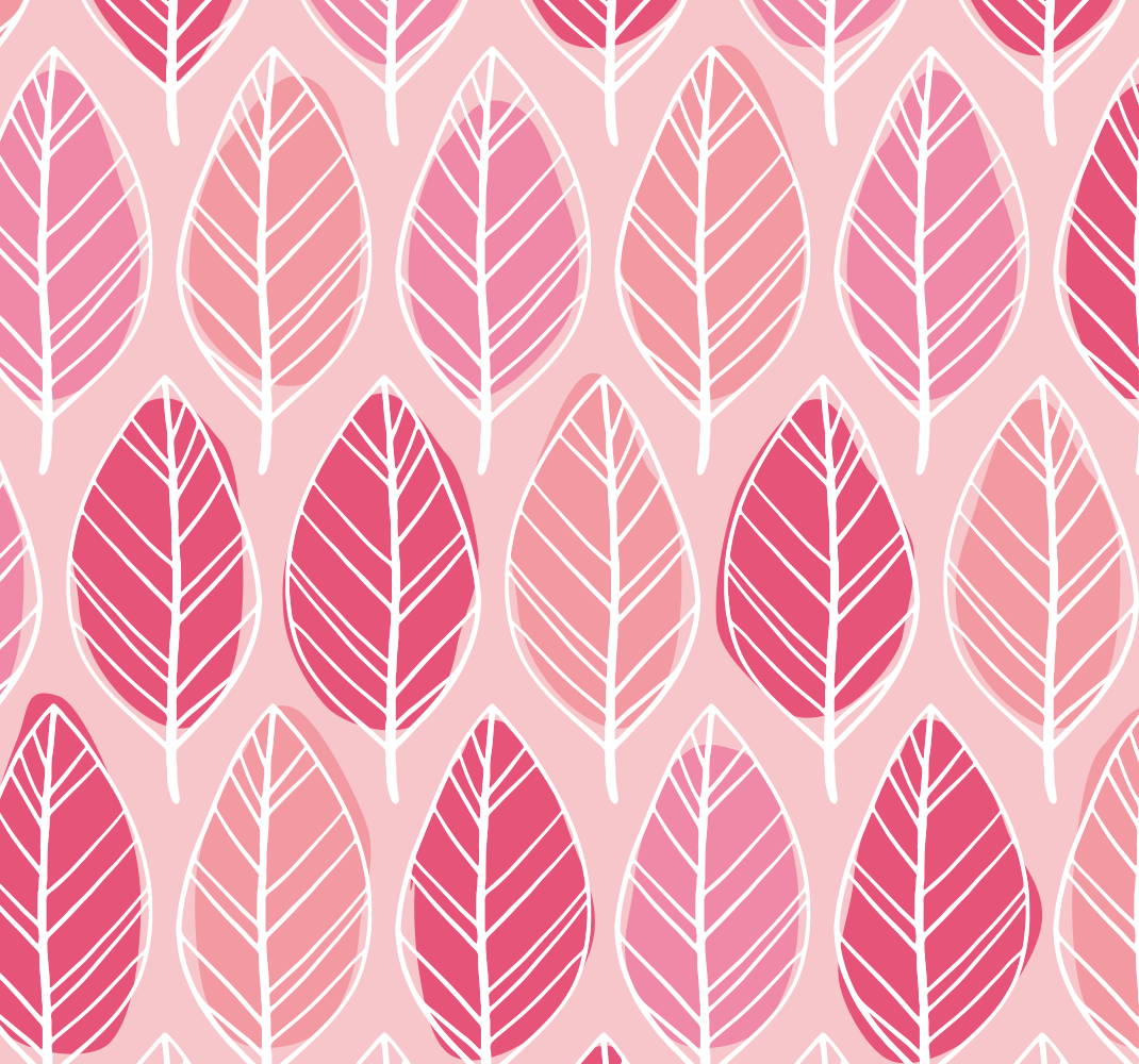 Pink rug in pink birch forest - TenStickers