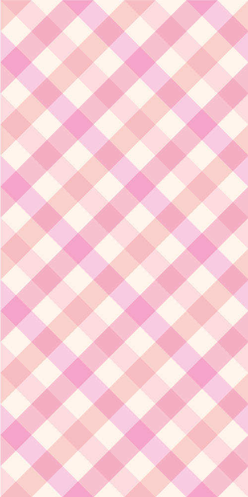 Pink rug with a pink checked pattern - TenStickers