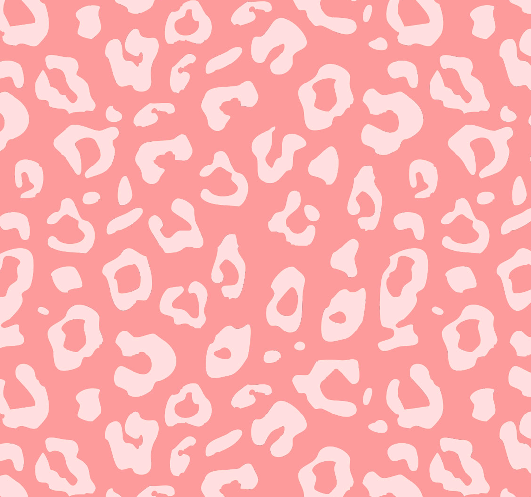 Pink rug with leopard print design - TenStickers