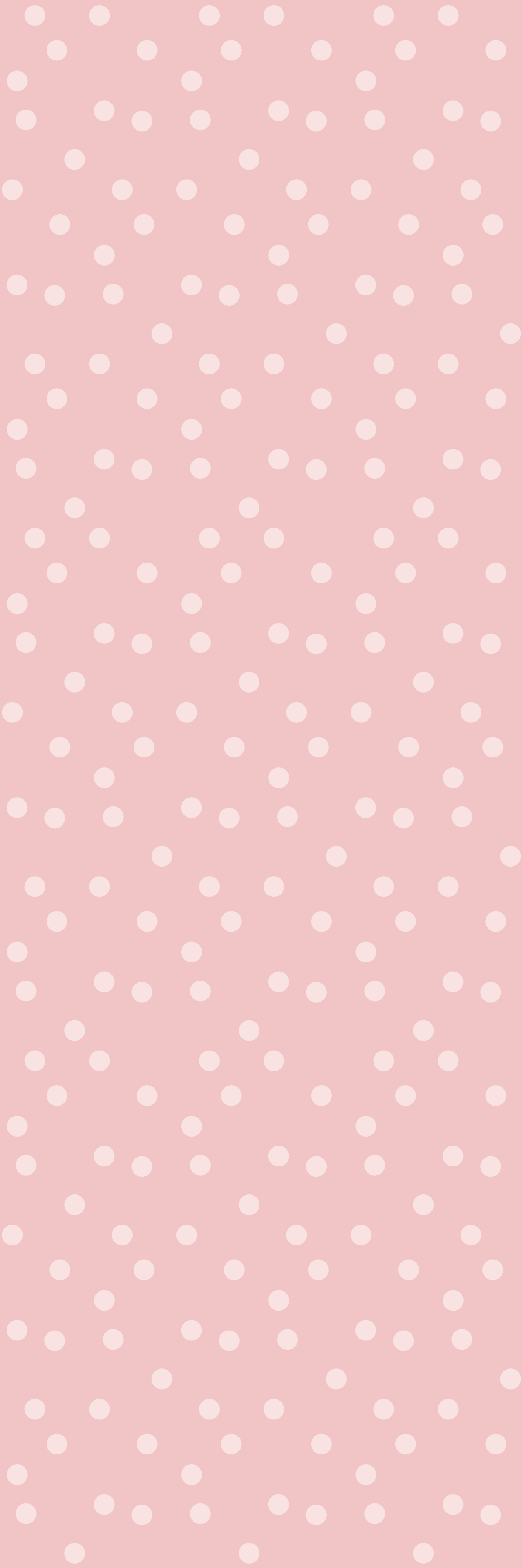 Pink rug with softly colored pastel dots - TenStickers