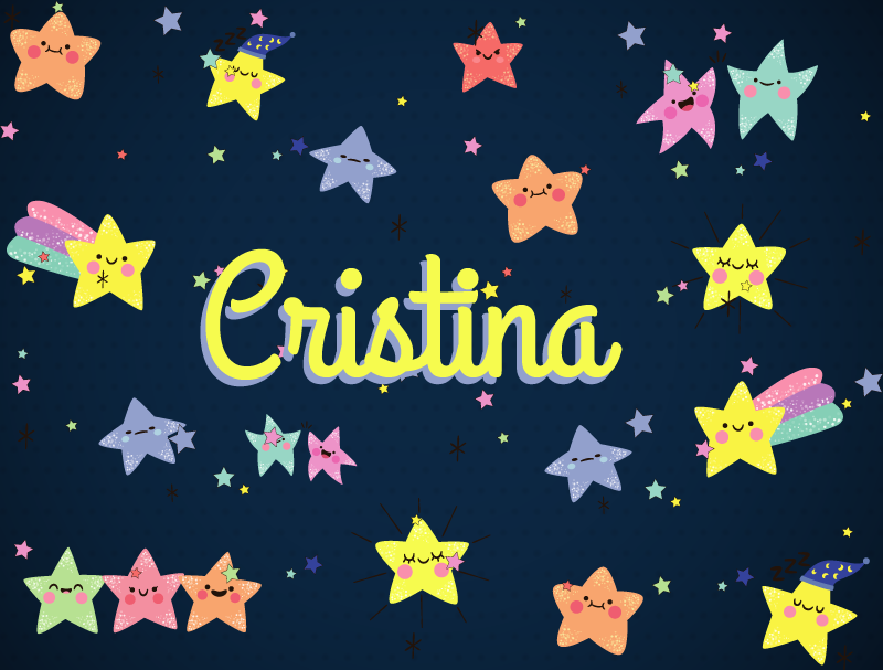 Personalized Starry custom floor mat - TenStickers