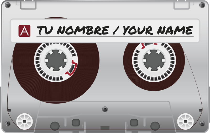 Personalized Cassette custom floor mat - TenStickers