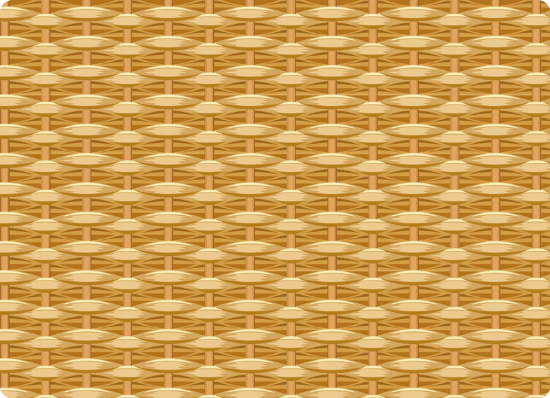 Braided texture wood effect vinyl carpet - TenStickers