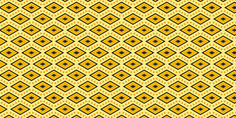 Geometric rug with square patterns - TenStickers