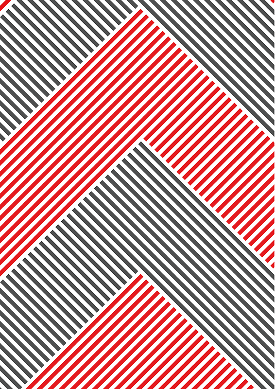 Chevron Striped Pattern stripes rug - TenStickers