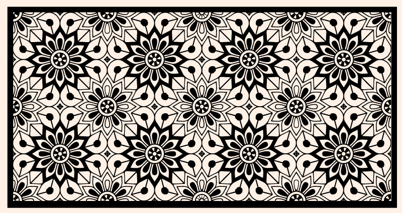 Mandala rug mandala pattern elegance - TenStickers