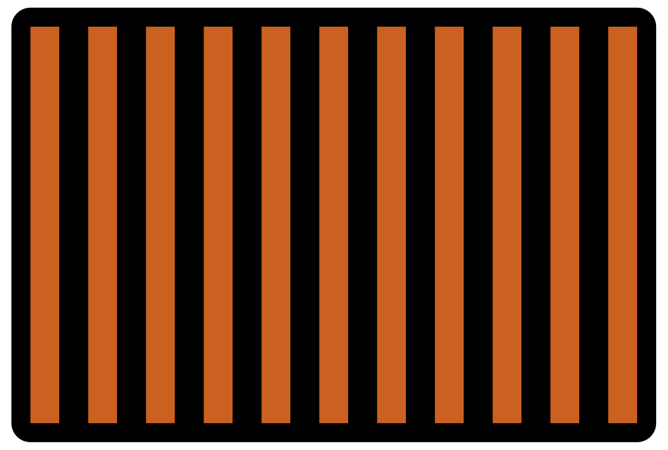 Orange and Black Striped halloween rugs - TenStickers