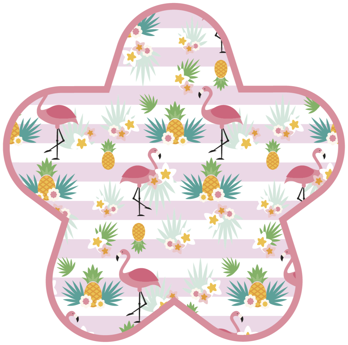Flamingo Playtime nursery rug - TenStickers