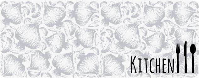 Kitchen vinyl mat with kitchen utensil design - TenStickers