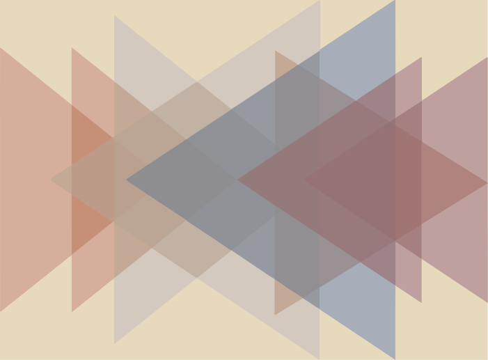 Geometric rug geometric overlap - TenStickers