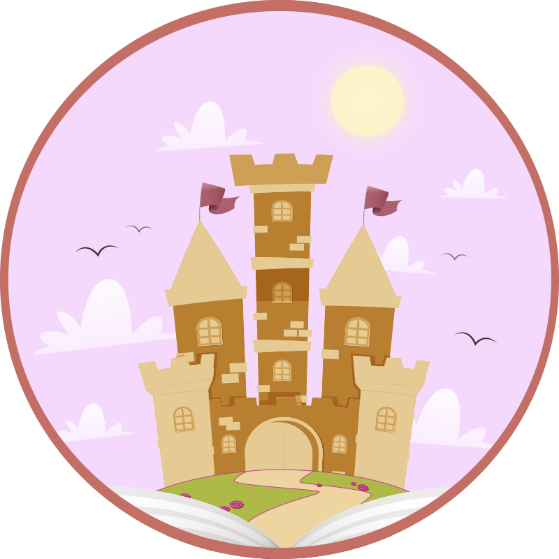 Fairytale Castle kids carpet - TenStickers