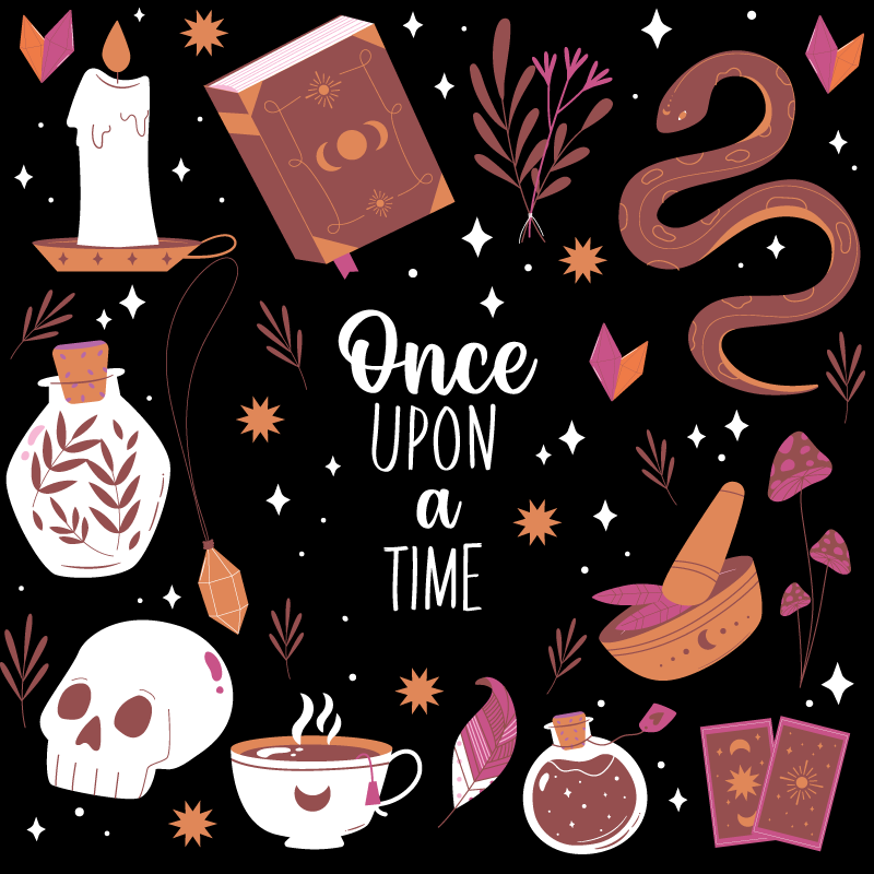 Fairytale Storytime kids rug - TenStickers