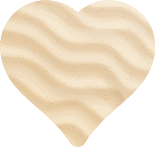 Wavy Heart Shape texture rug - TenStickers