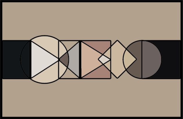 Abstract Geometries geometric rug - TenStickers