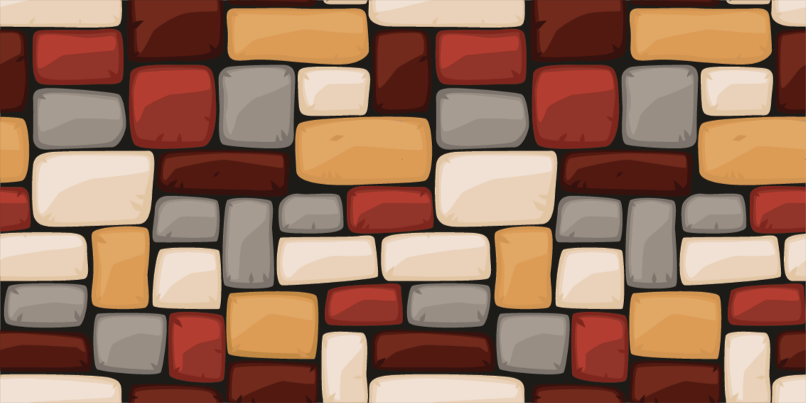 Mosaic Surface Mixture texture rug - TenStickers