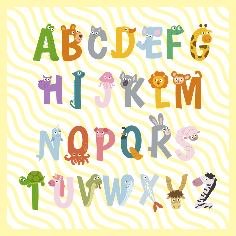 Alphabet carpet for fun learning activities - TenStickers