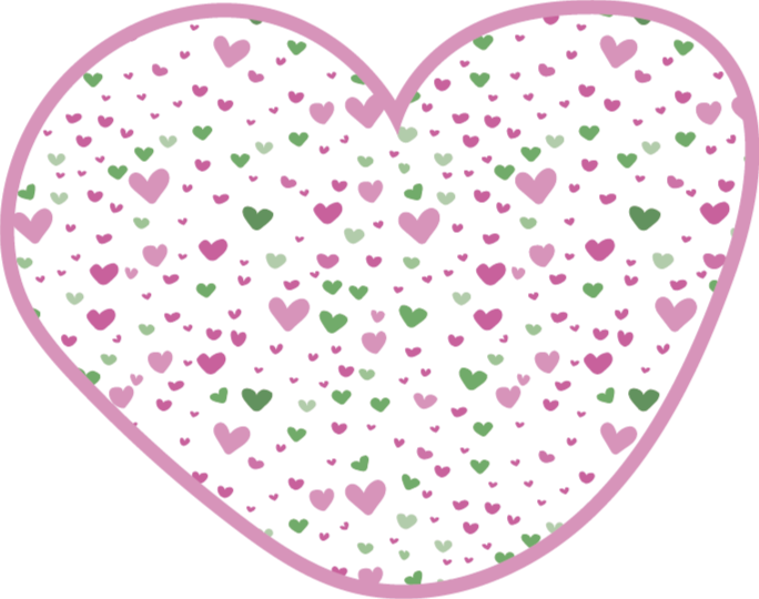 Heart Patterned Decor kids rug - TenStickers