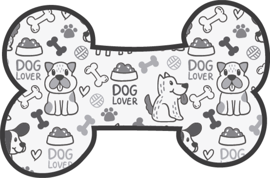 Puppy Playfulness animal mat - TenStickers