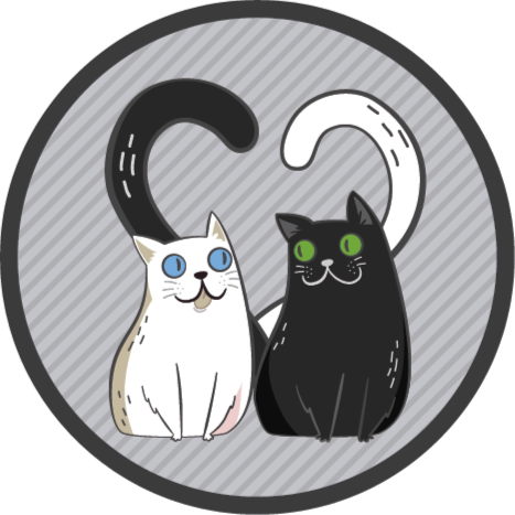 Cuddly Felines animal mat - TenStickers
