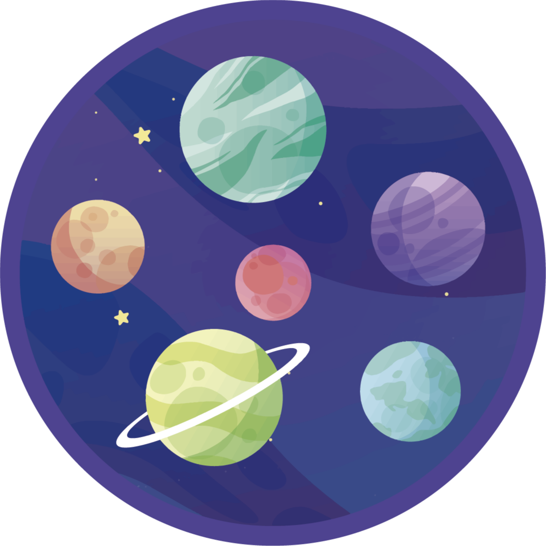 Space Exploration Imagery kids rug - TenStickers