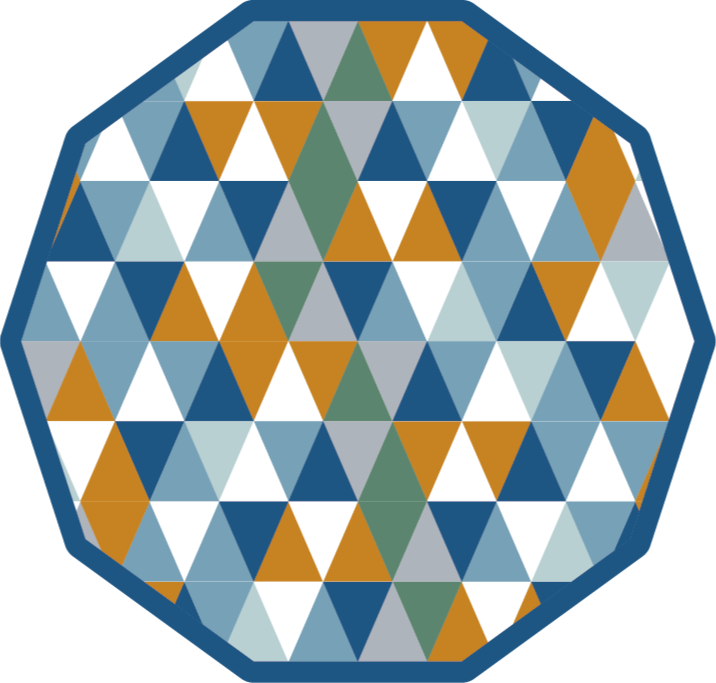 Abstract Octagon geometric rug - TenStickers