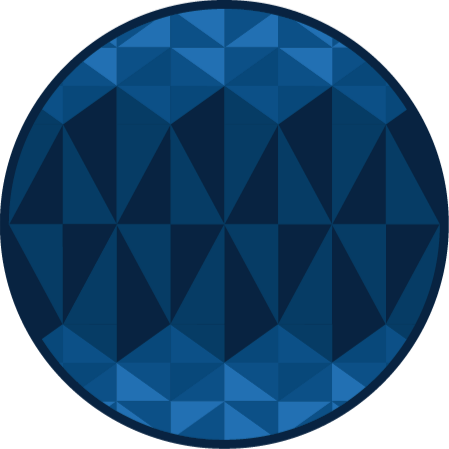 Geometric rug with circular design - TenStickers