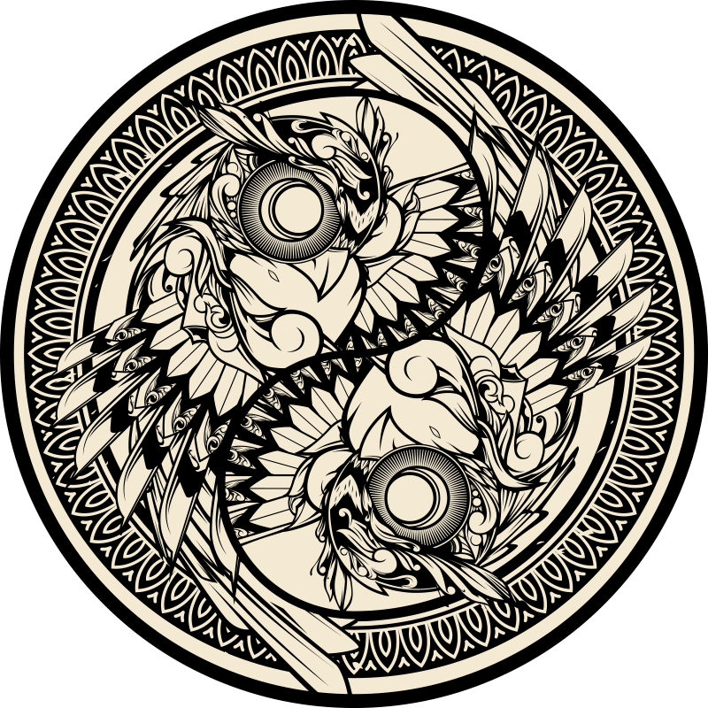 Mandala rug detailed mandala design - TenStickers