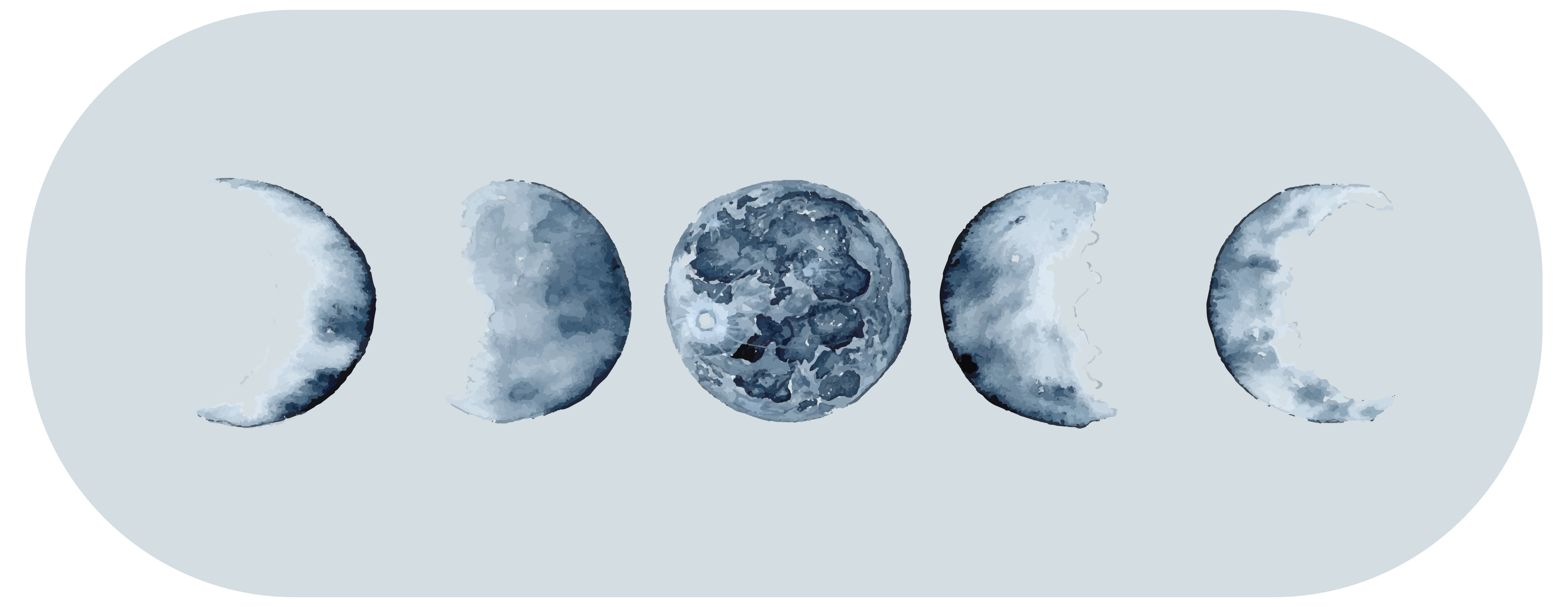 Lunar Phase Sequence nature rug - TenStickers