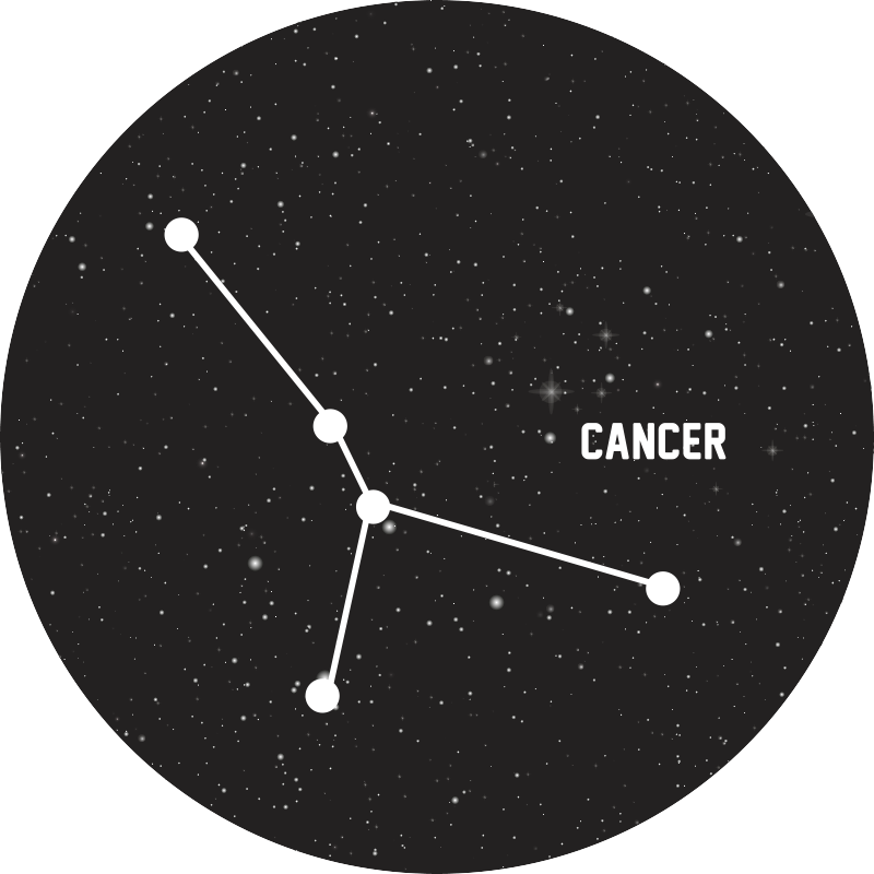 Celestial Constellation star rug - TenStickers