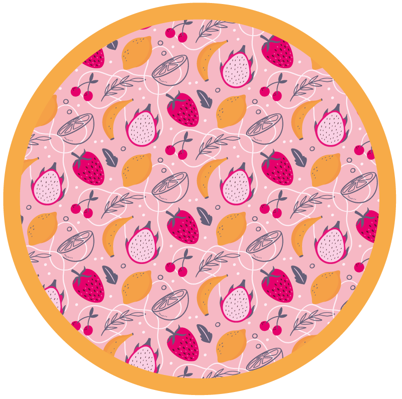 Fruity Delight animal mat - TenStickers