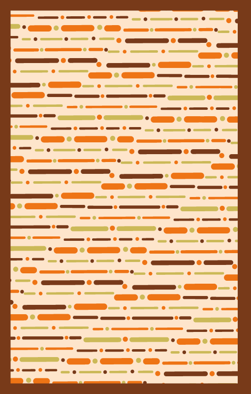 Linear Patterned Decor stripes rug - TenStickers